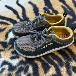 Astral Men's Boat Shoes - Gray and Yellow